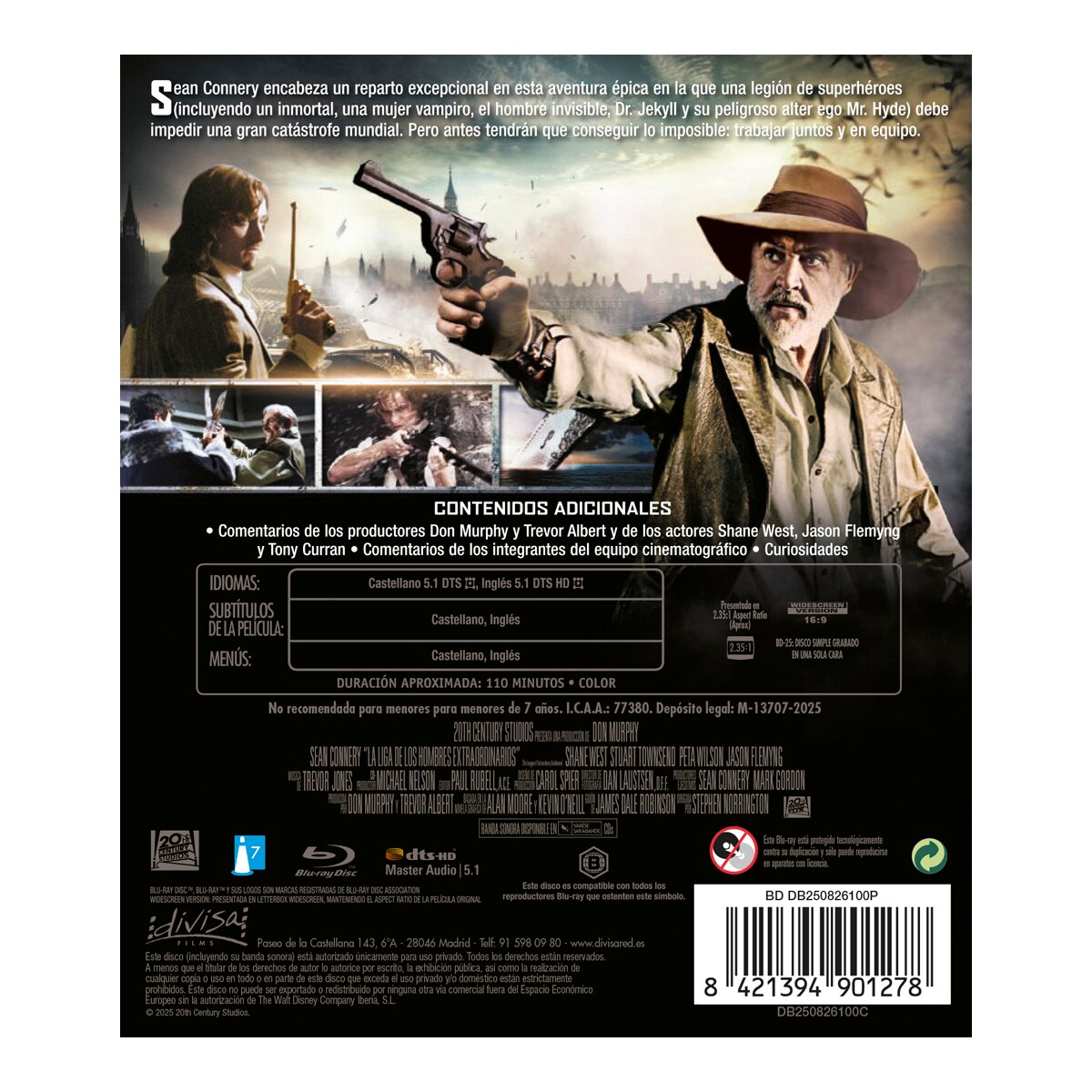 La liga de los hombres extraordinarios (Blu-Ray) 2