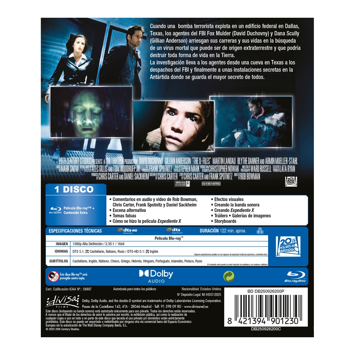 Expediente X: La película (Blu-Ray) 2