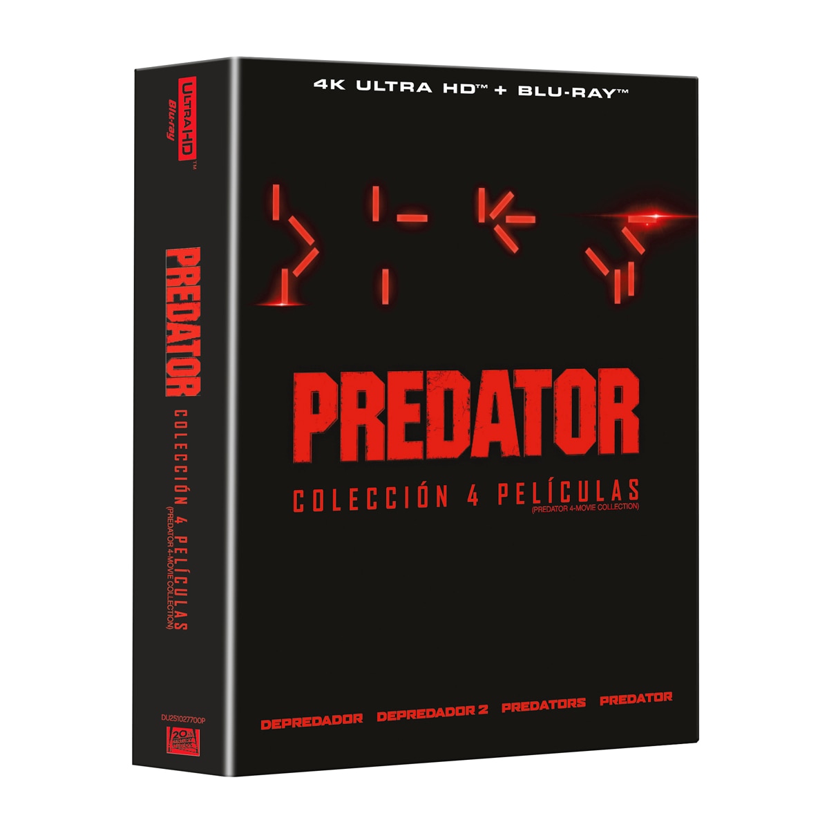 Predator: Colección 4 películas (4K Ultra HD + Blu-Ray).