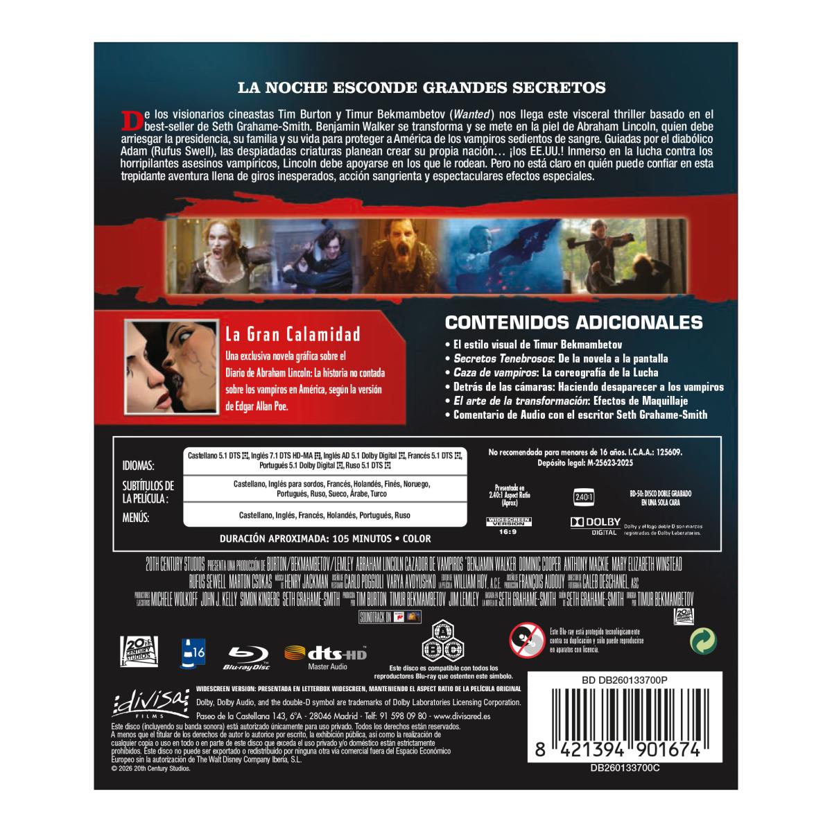 Abraham Lincoln: Cazador de vampiros (Blu-Ray) 2