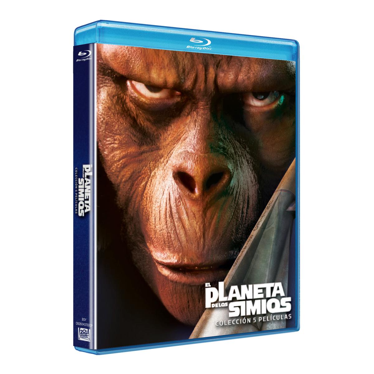 El planeta de los simios: Colección 5 películas (Blu-Ray).