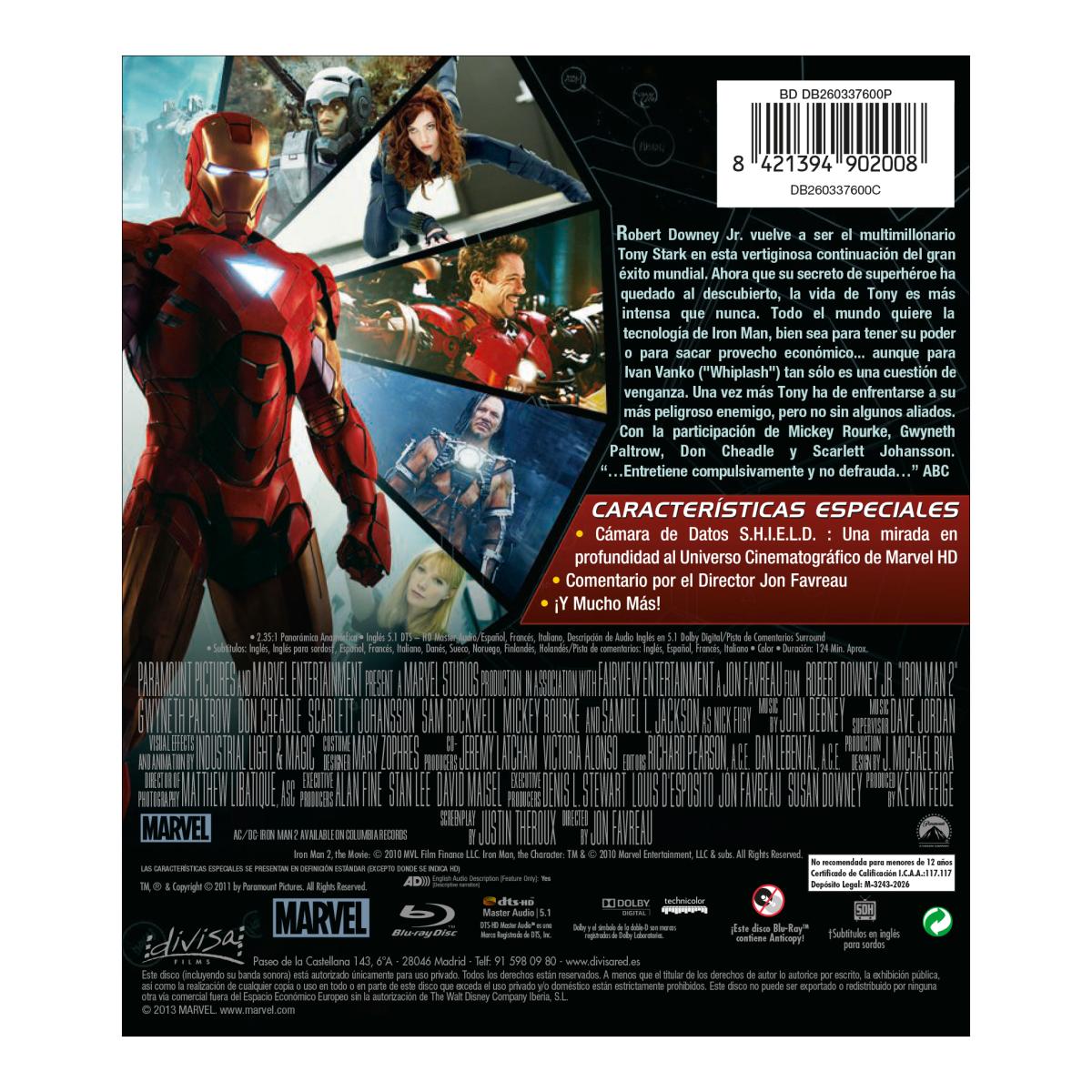 Iron Man 2 (Blu-Ray) 2