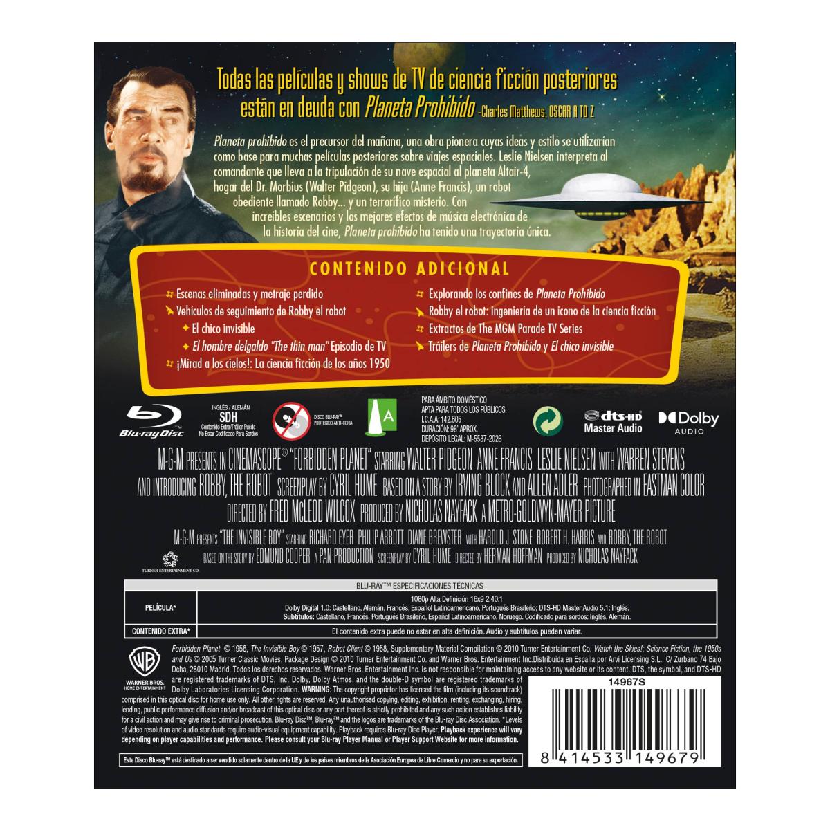 Planeta prohibido (Blu-Ray) 2
