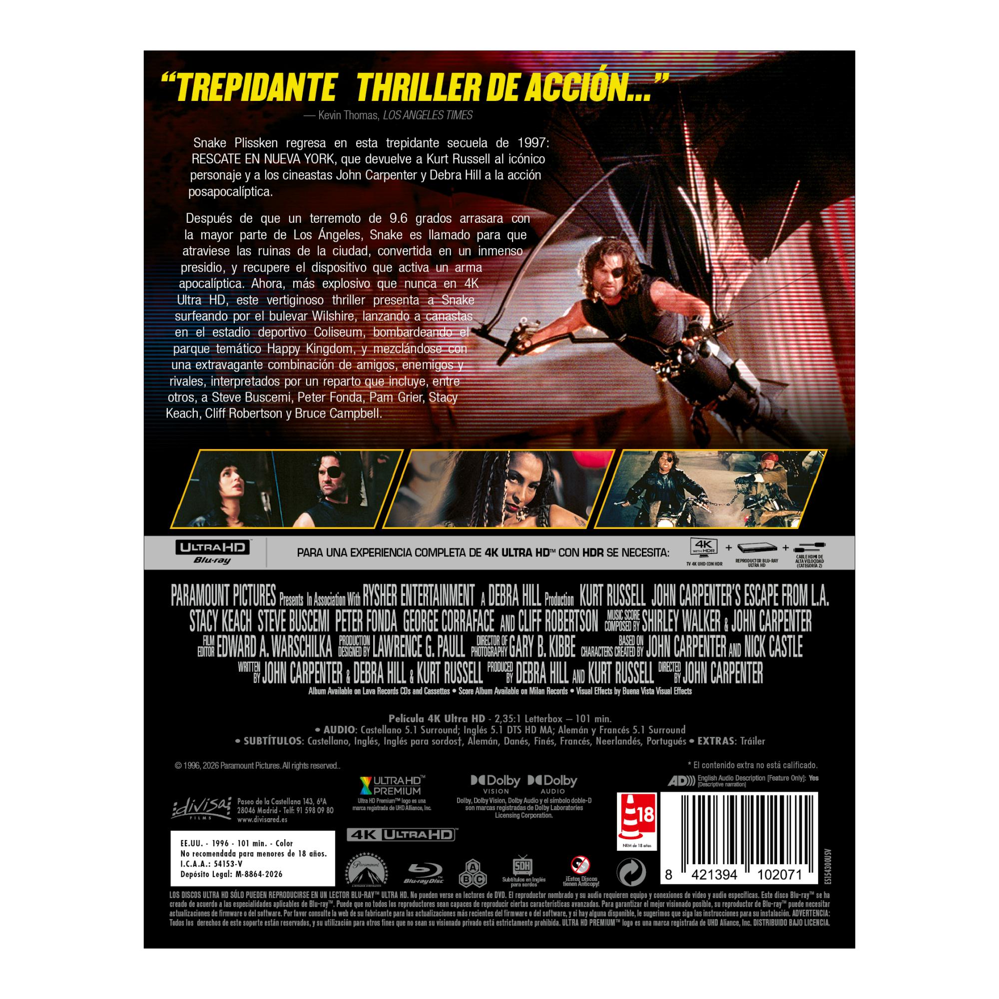 Imagen 3 de 2013: Rescate en L.A. (Edición Metálica 30 Aniversario) (4K Ultra HD)