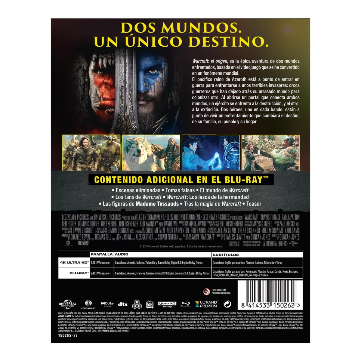Warcraft (Edición Metálica) (4K Ultra HD + Blu-Ray) 2