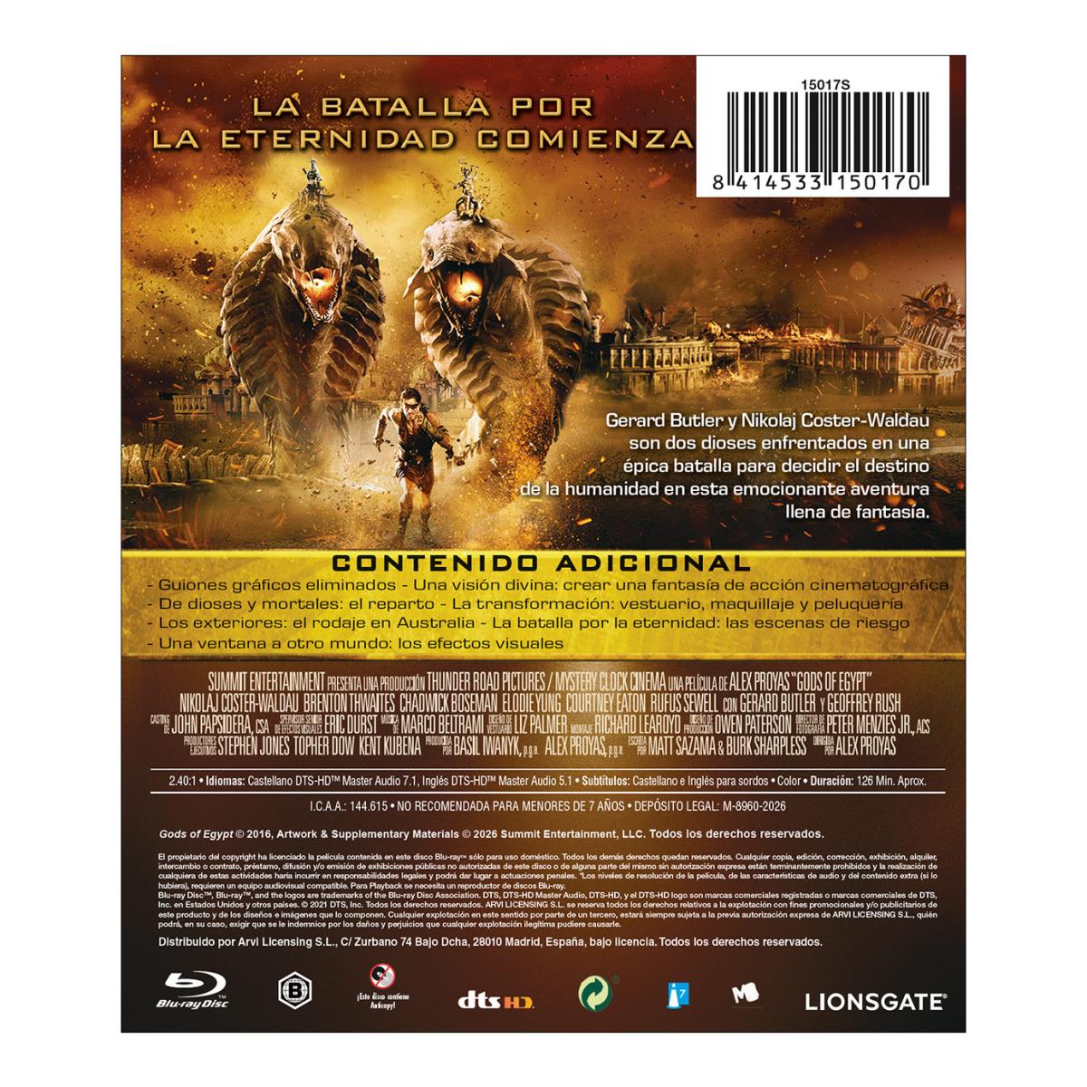 Dioses de Egipto (Blu-Ray) 2