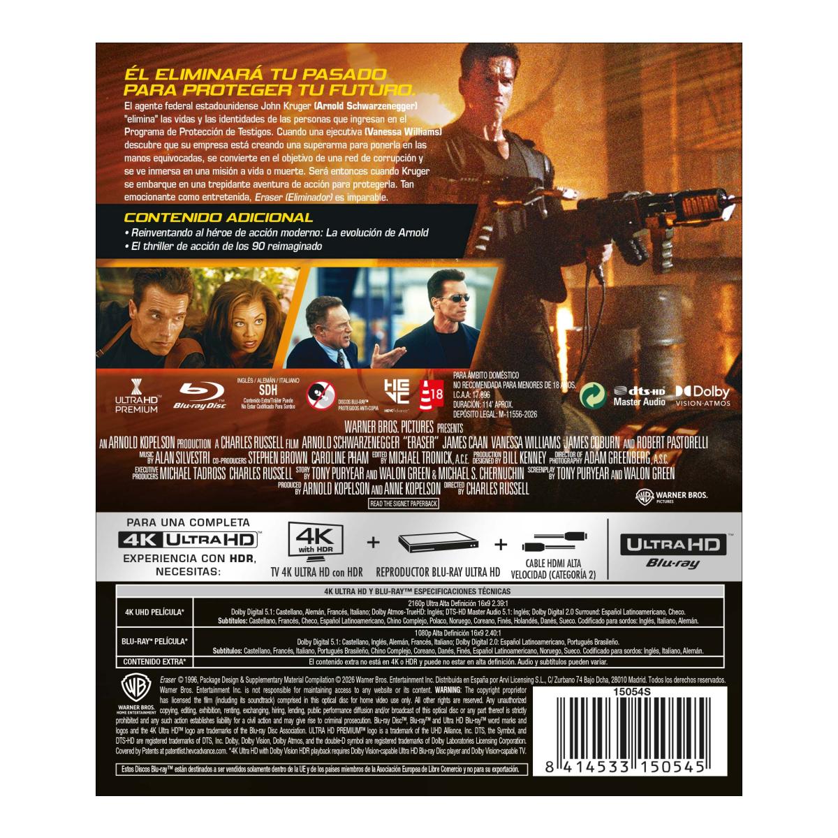 Eraser (4K Ultra HD + Blu-Ray) 2