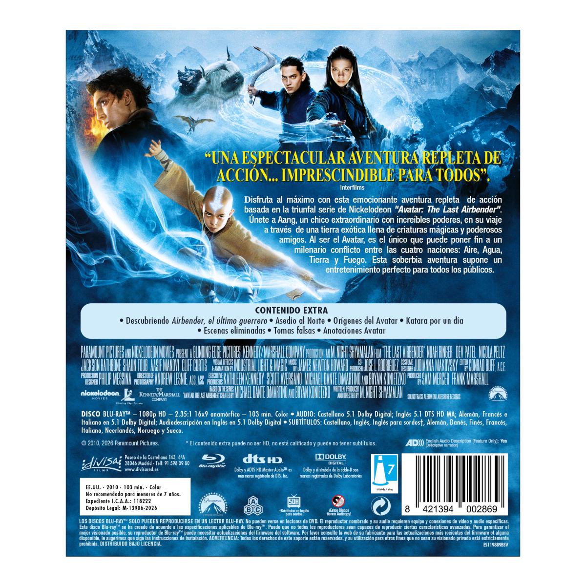 Airbender: El último guerrero (Blu-Ray) 2