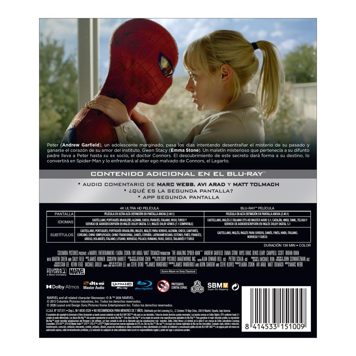 Amazing Spider-Man 1 (4K UHD + BD) 2
