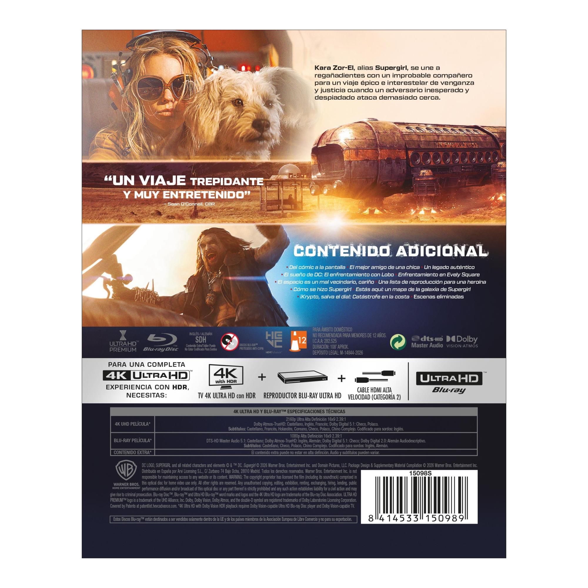 Supergirl (Edición Metálica) (4K Ultra HD + Blu-Ray) 2