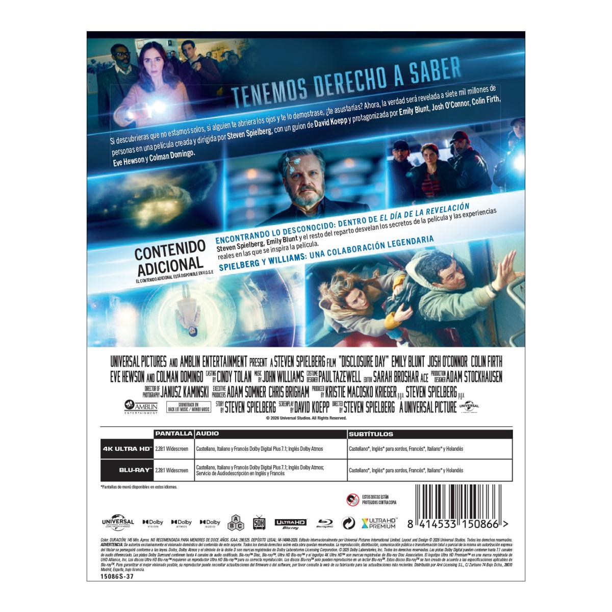 El día de la revelación (Edición Metálica) (4K Ultra HD + Blu-Ray) 2