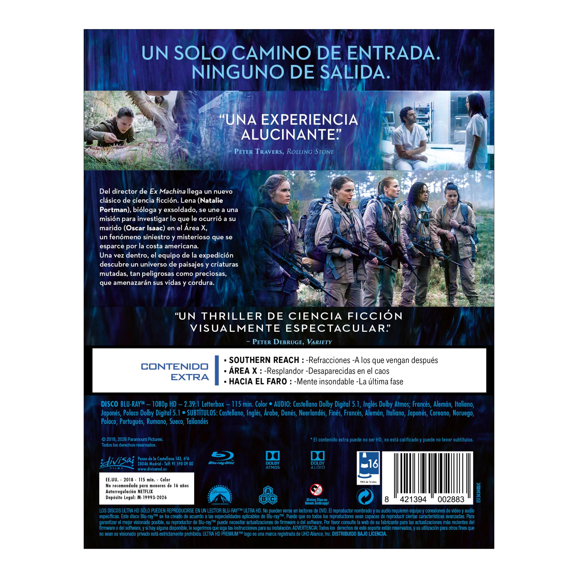 Imagen 3 de Aniquilación (Edición Metálica) (Blu-Ray)