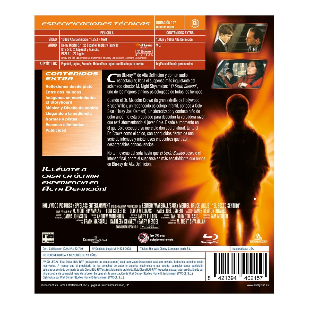 El sexto sentido (Blu-Ray) 2