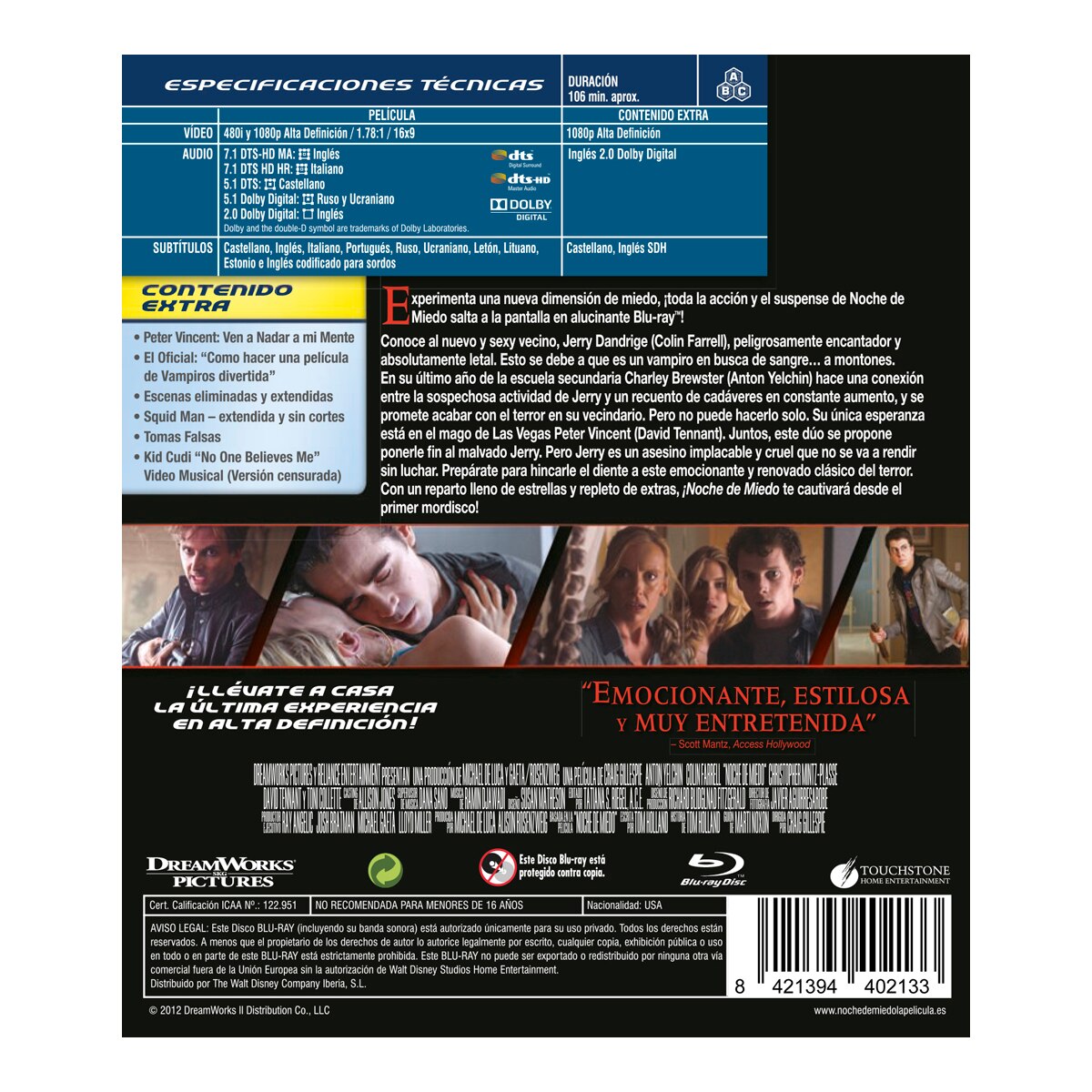 Noche de miedo (Blu-Ray) 2