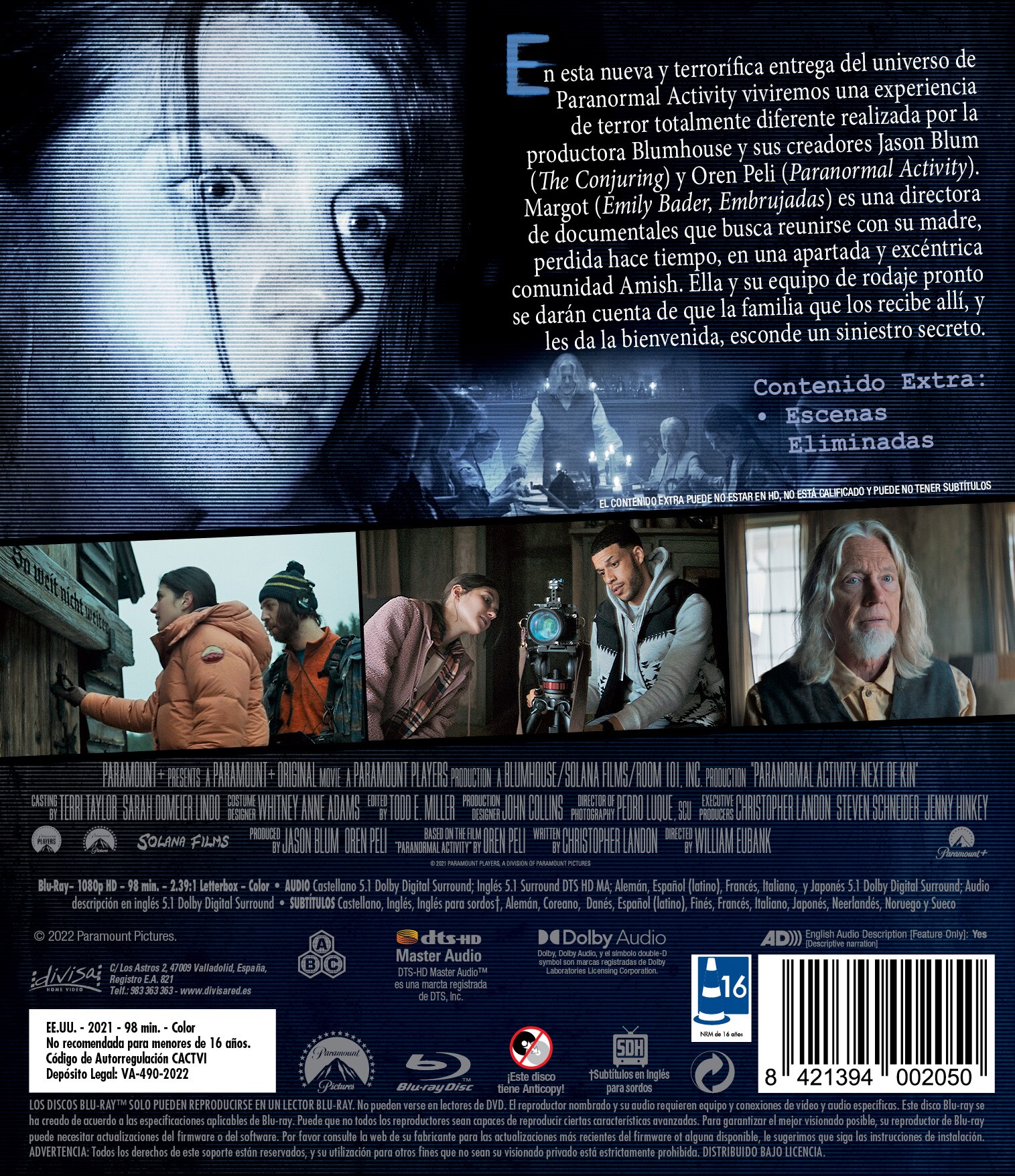 Paranormal activity: Allegados (Blu-Ray) 2