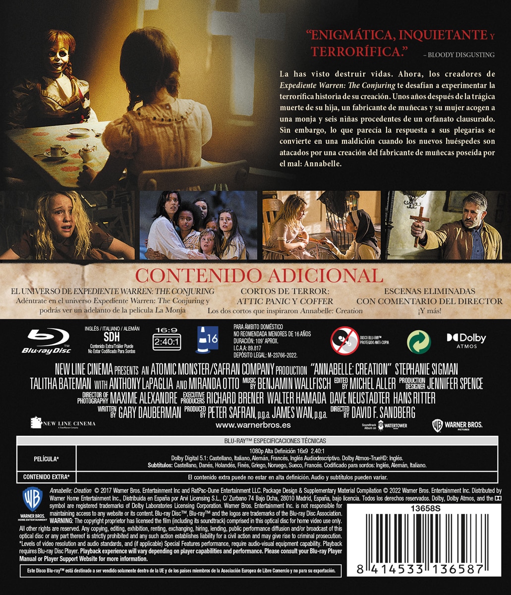 Anabelle: Creation (Blu-Ray) 2