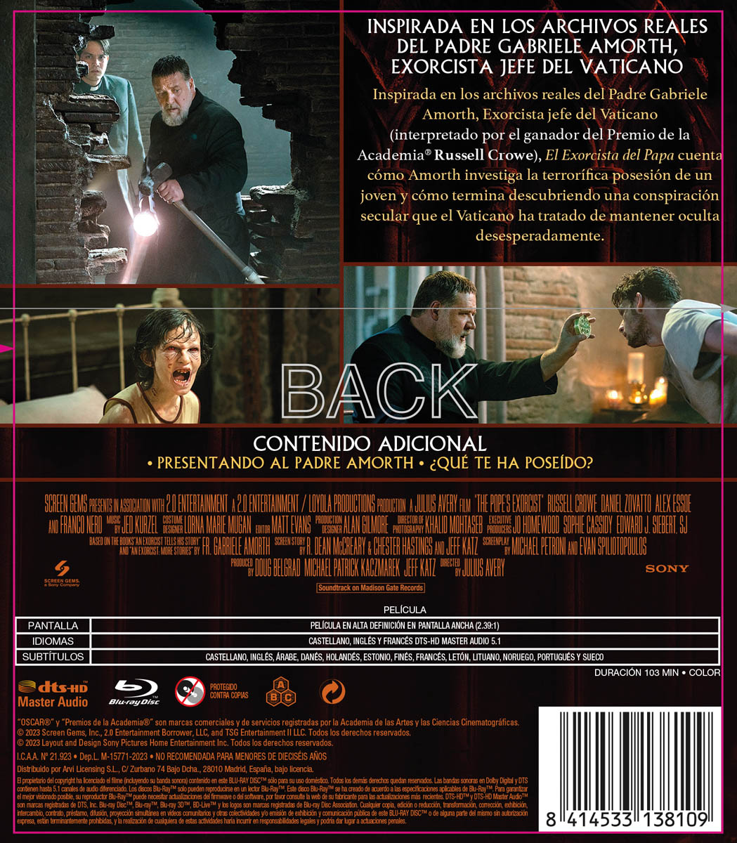 El exorcista del Papa (Blu-Ray) 2