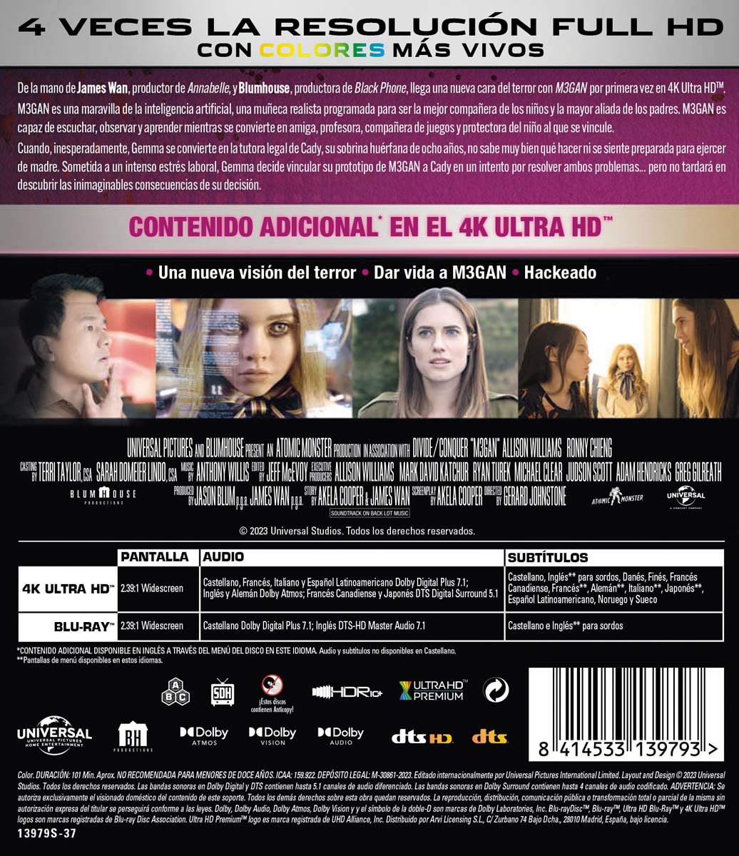 M3GAN (4K Ultra HD + Blu-Ray) 2
