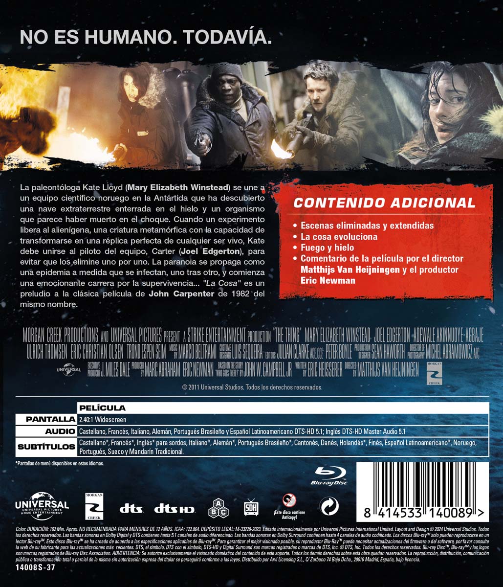 La cosa (2011) (Ed. 2024) (Blu-Ray) 2