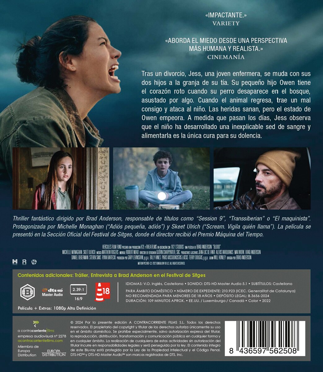 Blood de Brad Anderson (Blu-Ray) 3