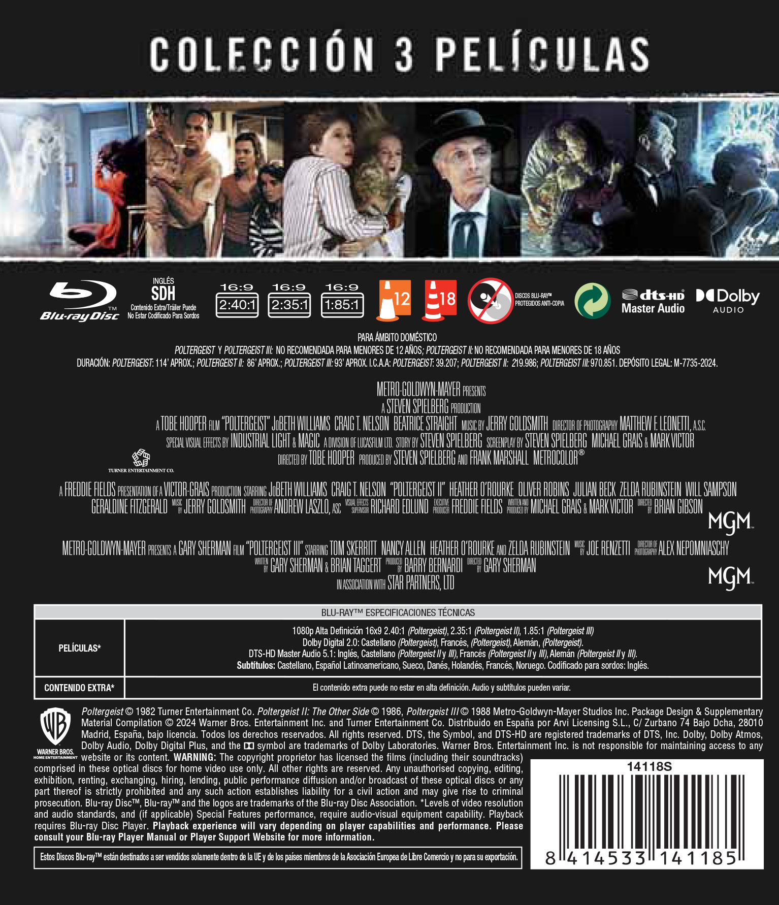 Pack Poltergeist 1-3 (Blu-Ray) 2