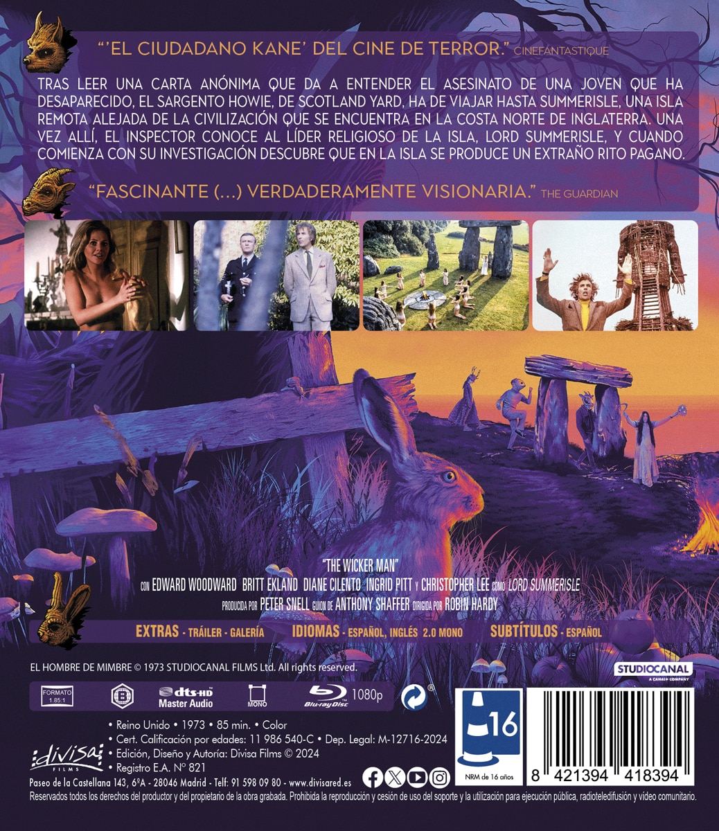 El hombre de mimbre (Blu-Ray) 2