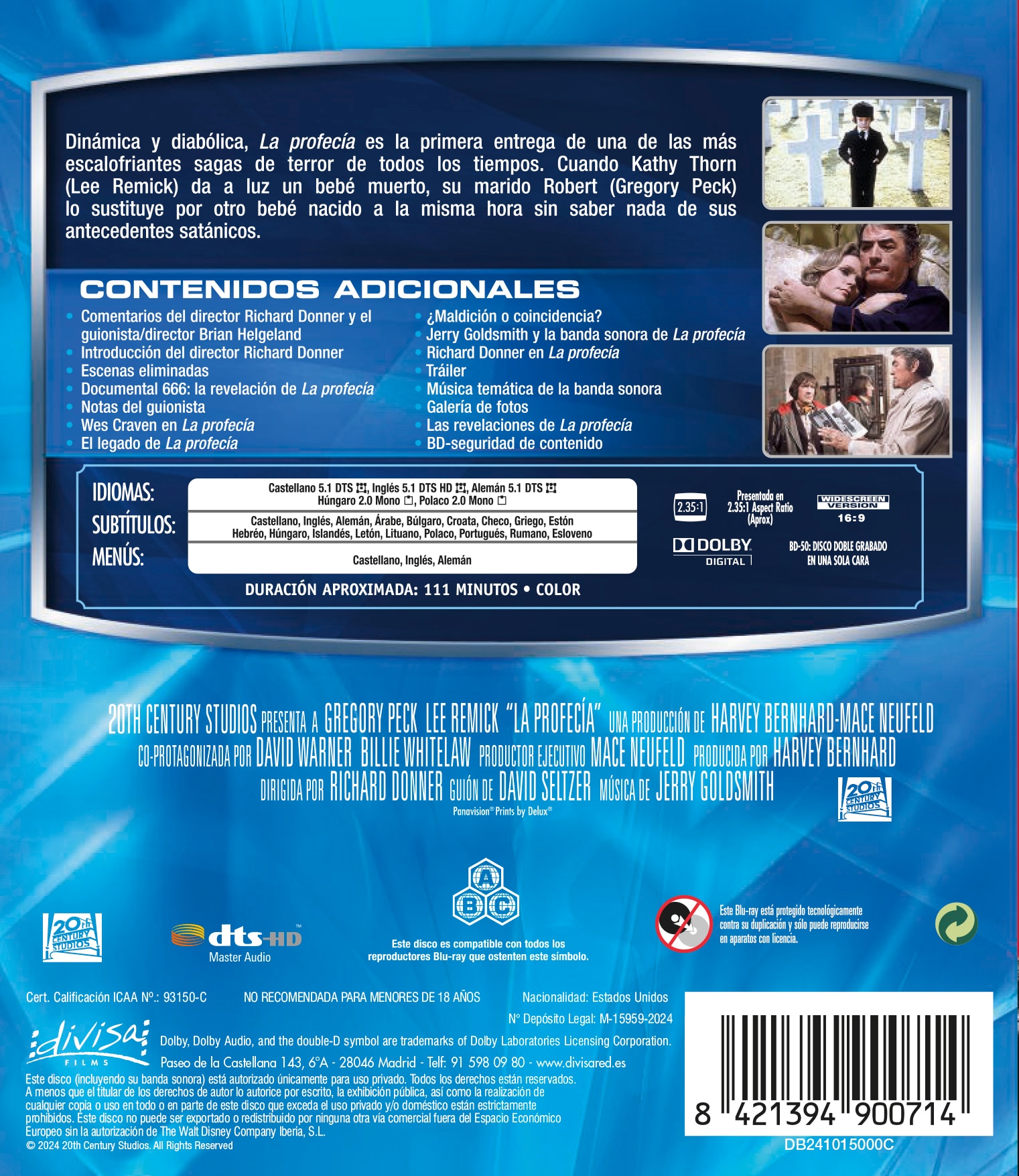 La profecía (Blu-Ray) 2