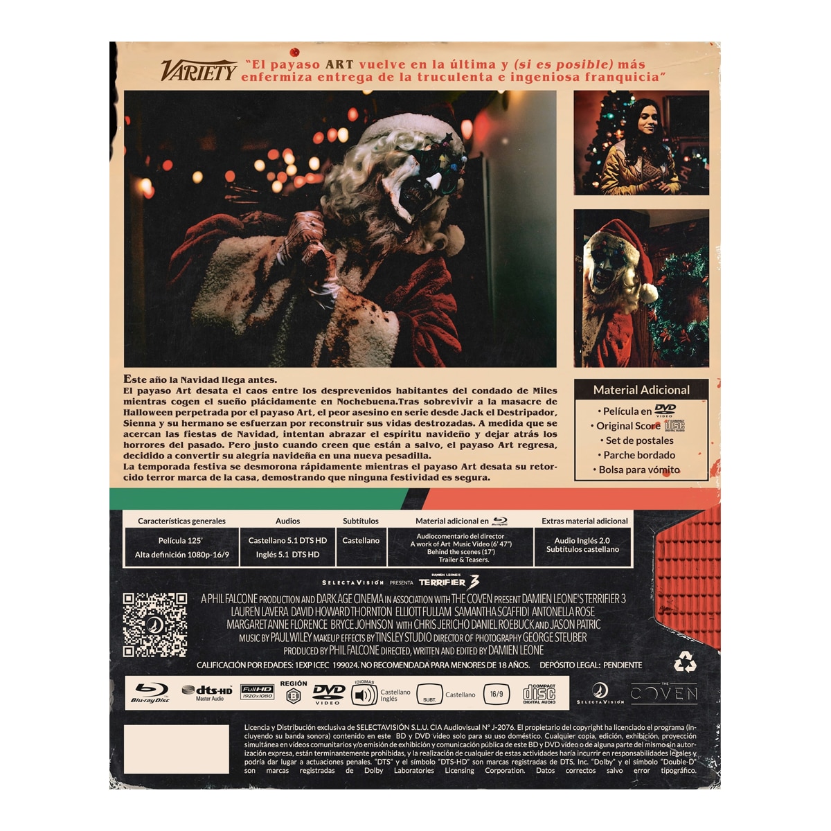 Terrifier 3 (Blu-Ray + DVD) 3