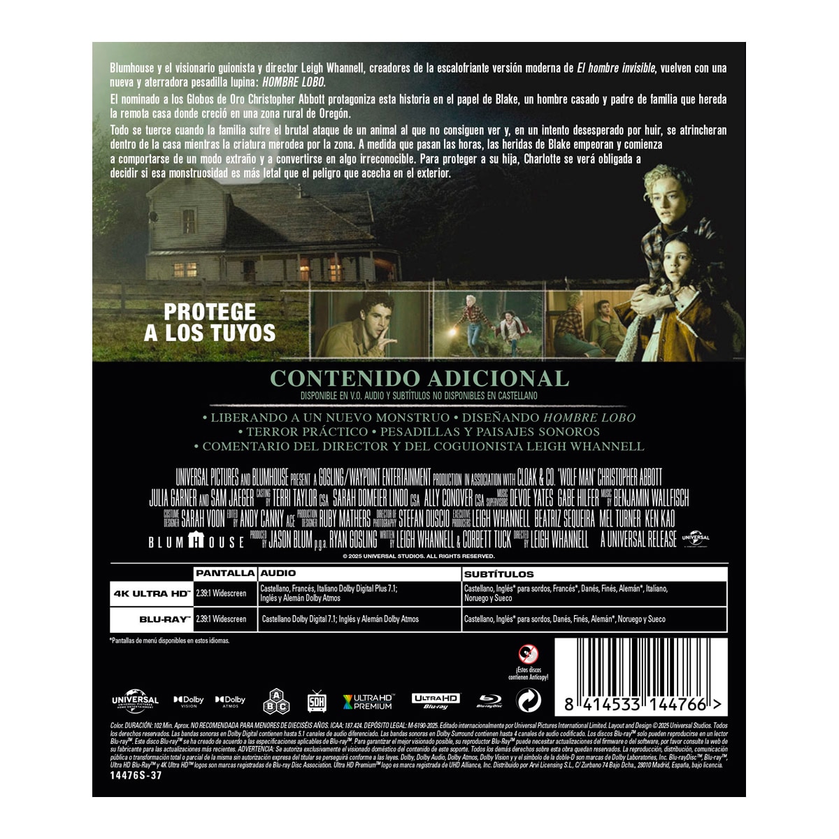 Hombre lobo (4K Ultra HD + Blu-Ray) 2