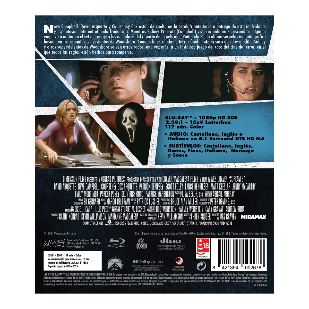 Scream 3 (Blu-Ray) 2