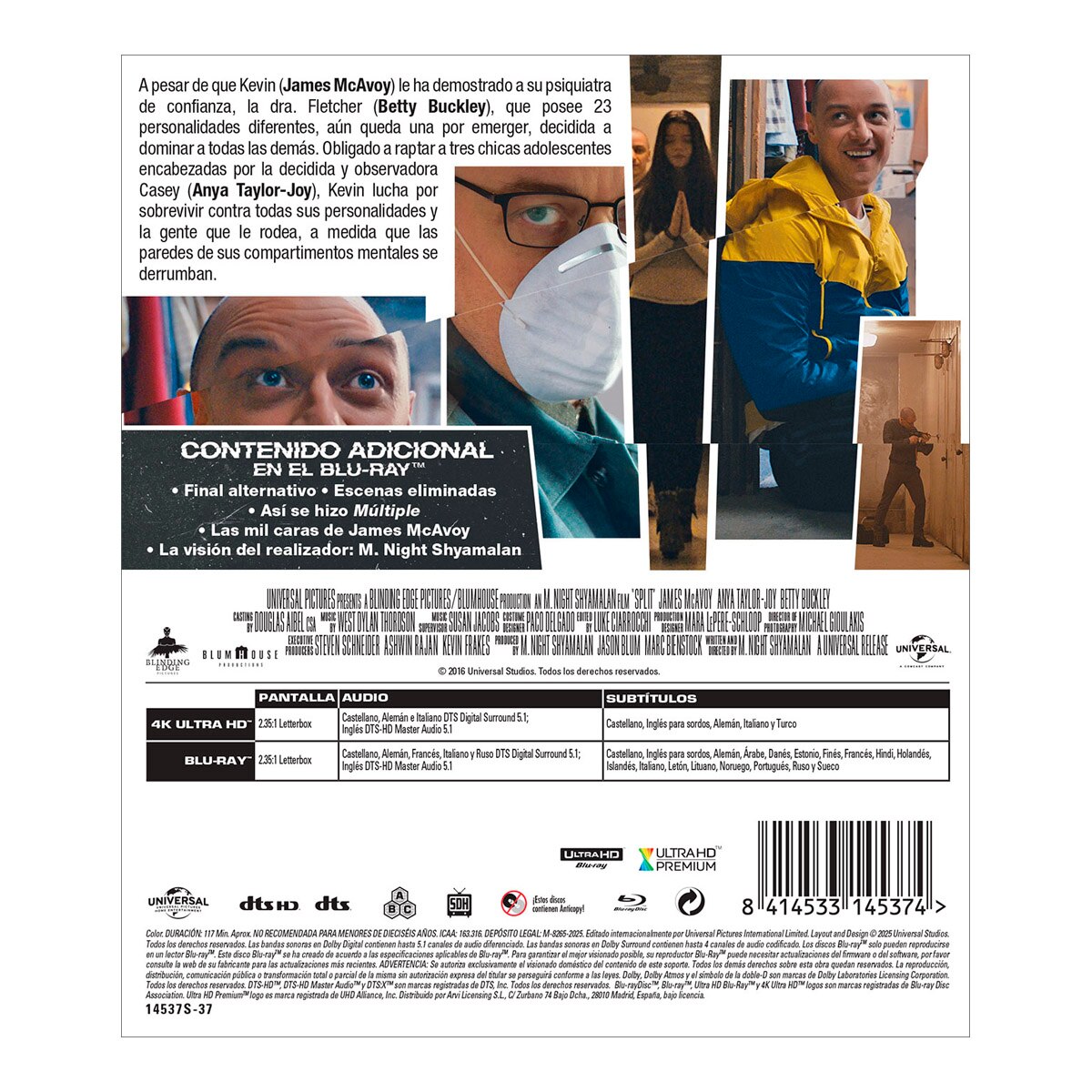 Múltiple (4K Ultra HD + Blu-Ray) 2