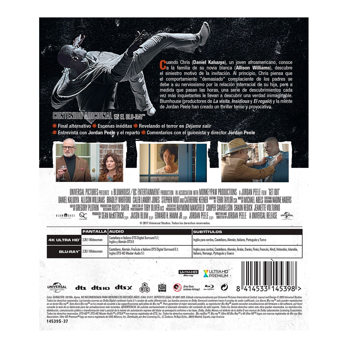 Déjame salir (4K Ultra HD + Blu-Ray) 2