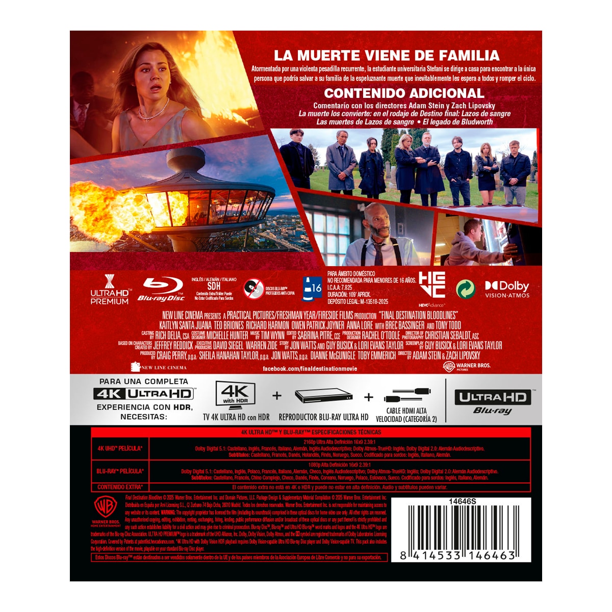 Destino final: lazos de sangre (4K Ultra HD + Blu-Ray) 2
