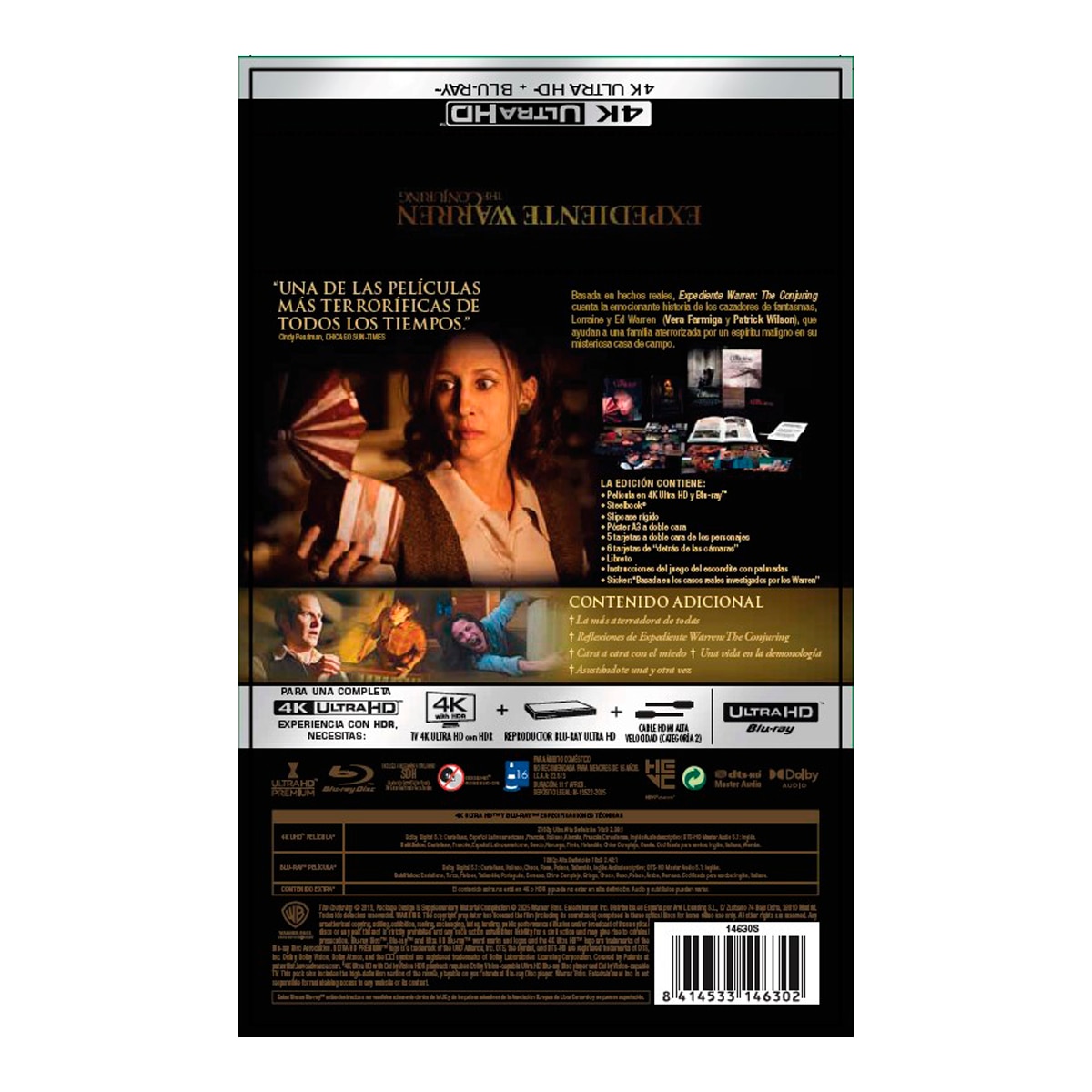 Expediente Warren (Edición Metálica) (4K Ultra HD + Blu-Ray) 2