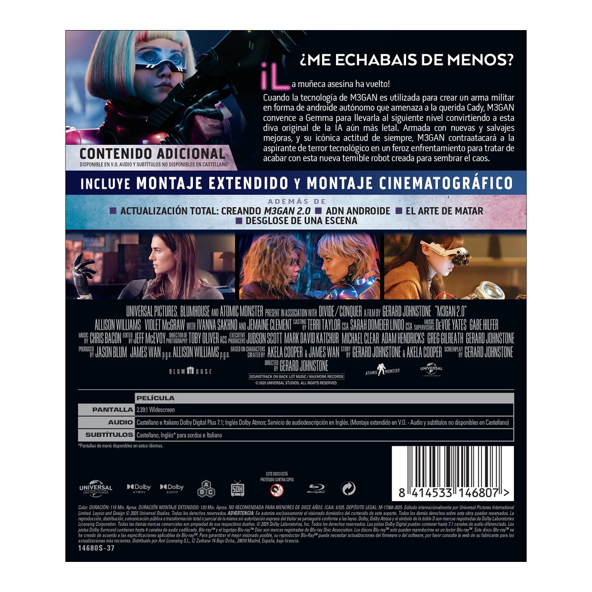 M3gan 2.0 (Blu-Ray) 2