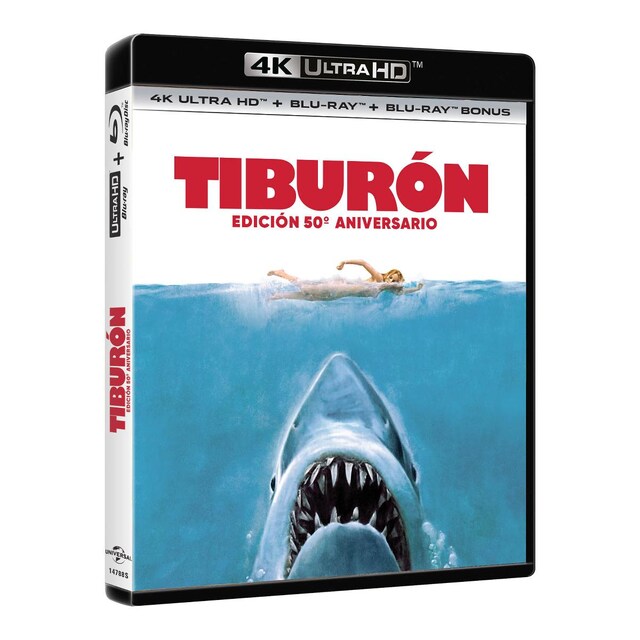 Tiburón. 50 Aniversario (4K UHD + Blu-Ray + Blu-Ray Bonus)