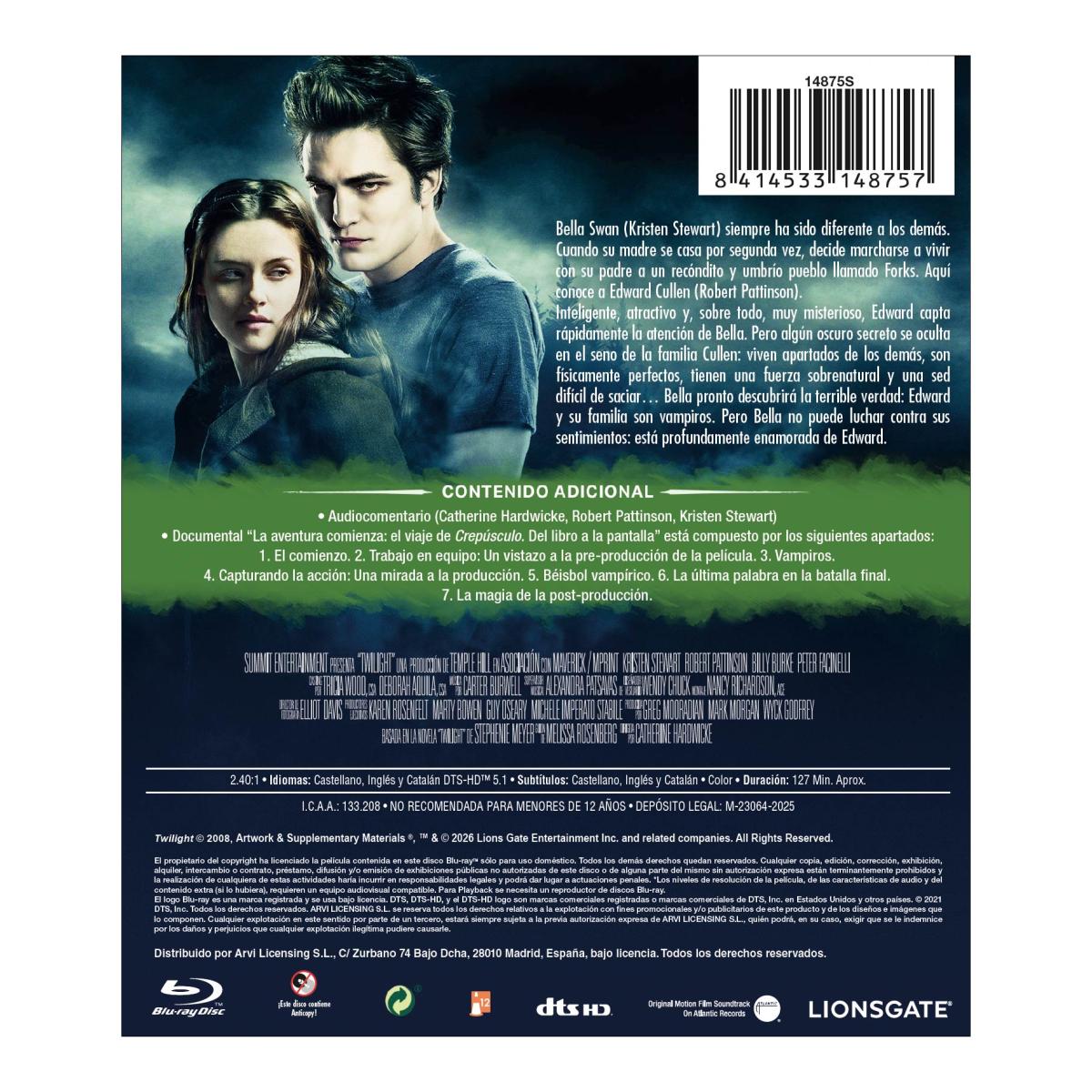 Crepusculo (Blu-Ray) 2