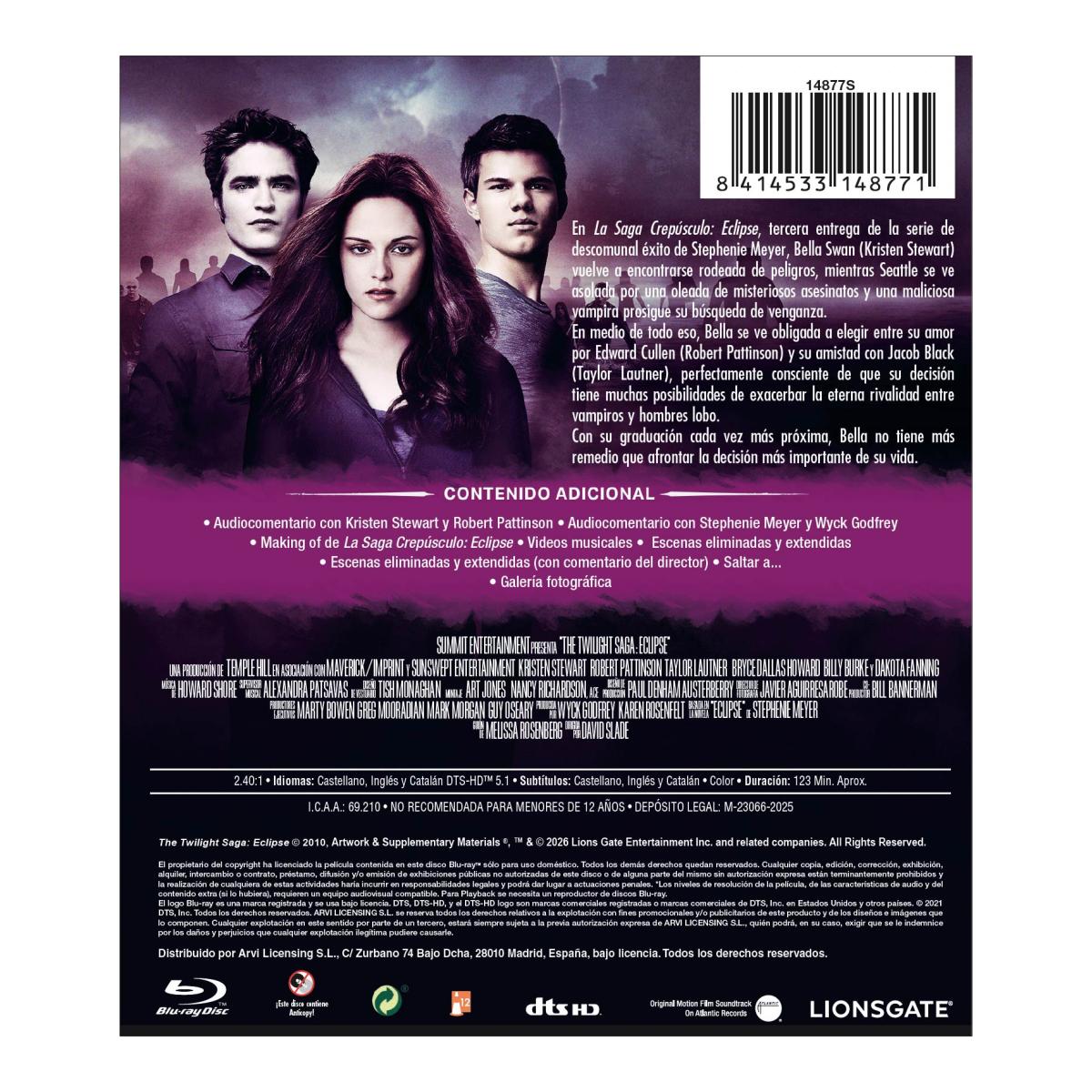 Crepusculo: eclipse (Blu-Ray) 2