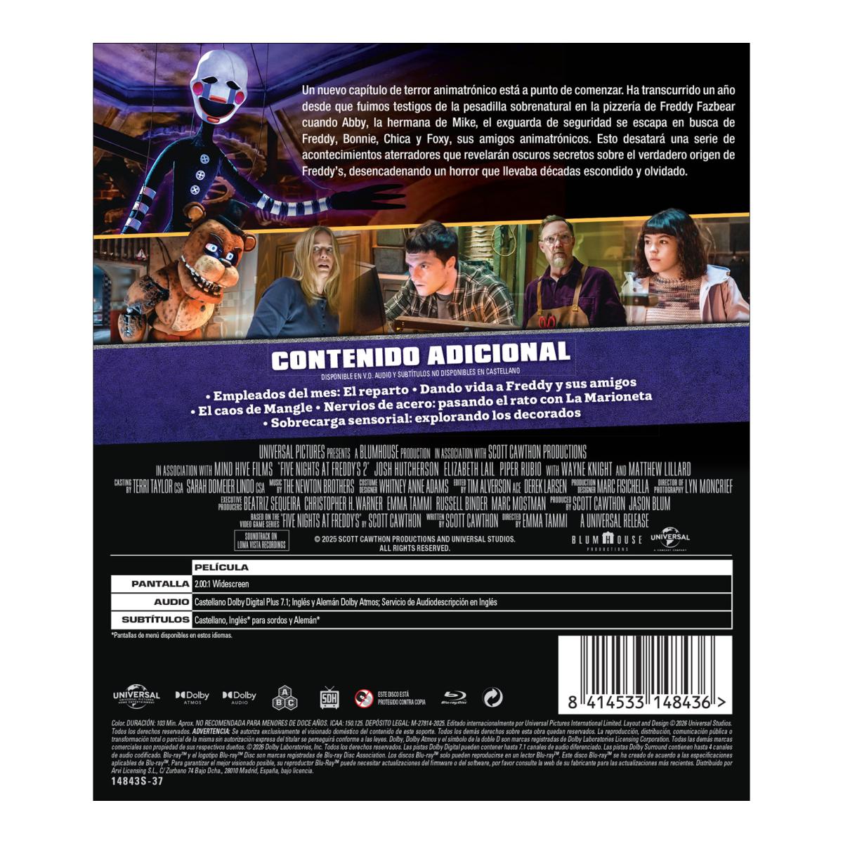 Five nights at Freddy's 2 (Blu-Ray) 2