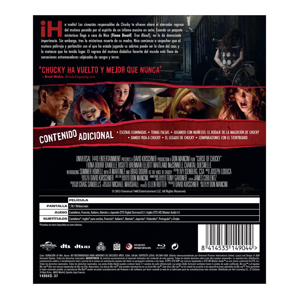 La maldición de Chucky (Blu-Ray) 2