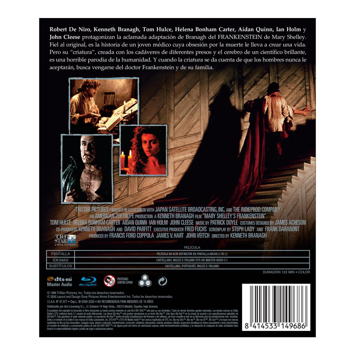 Frankenstein de Mary Shelley (Blu-Ray) 2