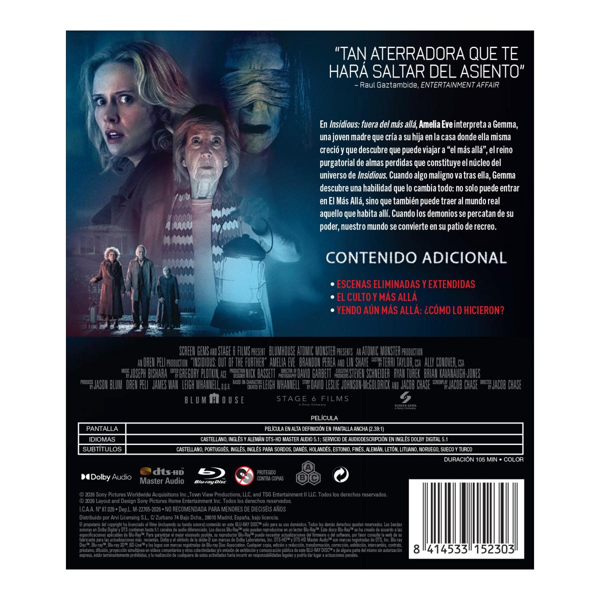 Imagen 2 de Insidious: fuera del más allá (Blu-Ray)