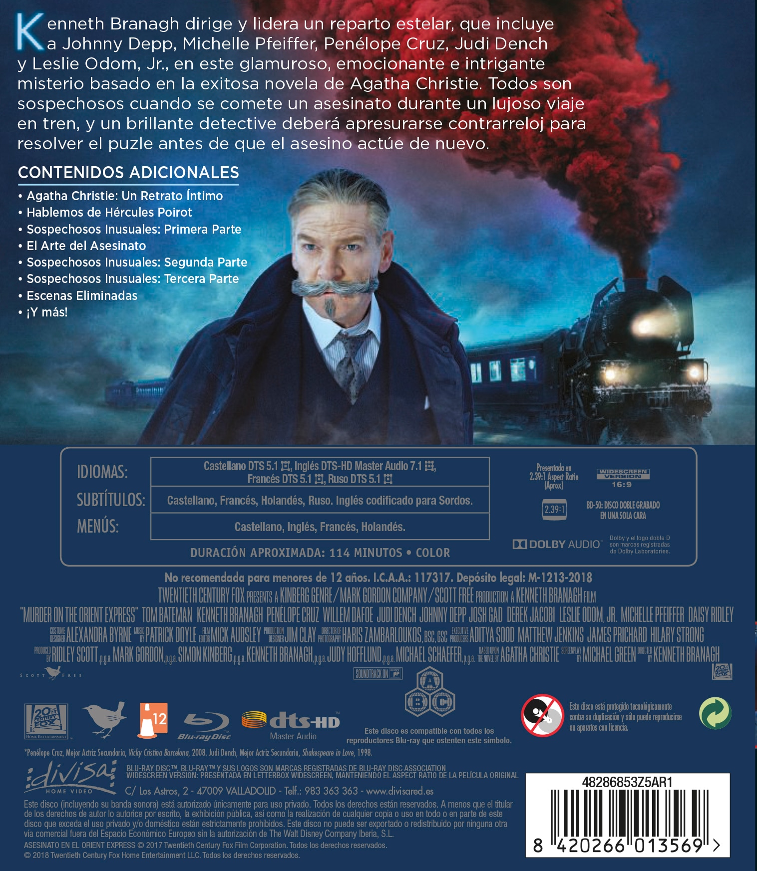Asesinato en el Orient Express (Blu-Ray) 2