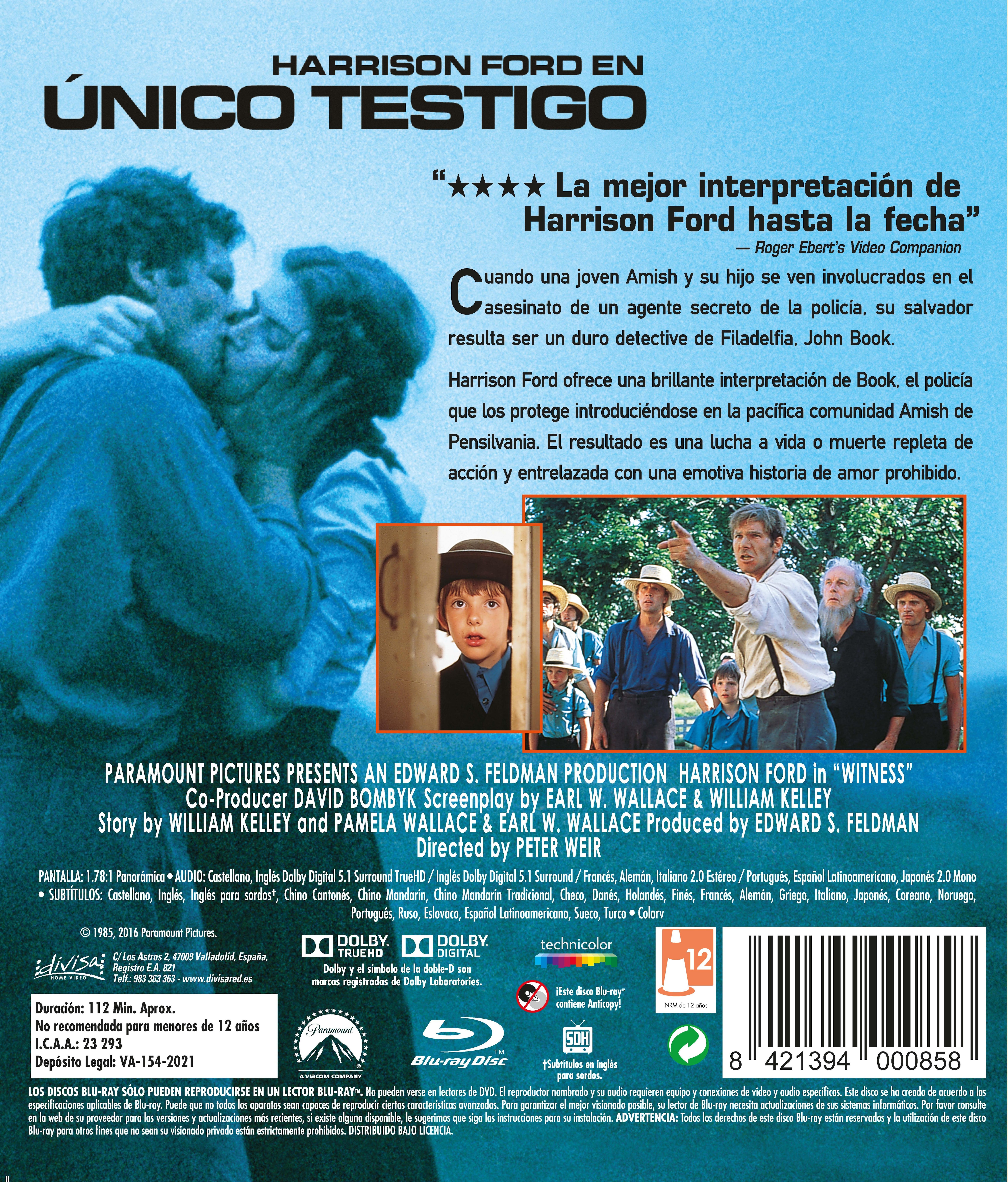Único Testigo (Blu-Ray) 2