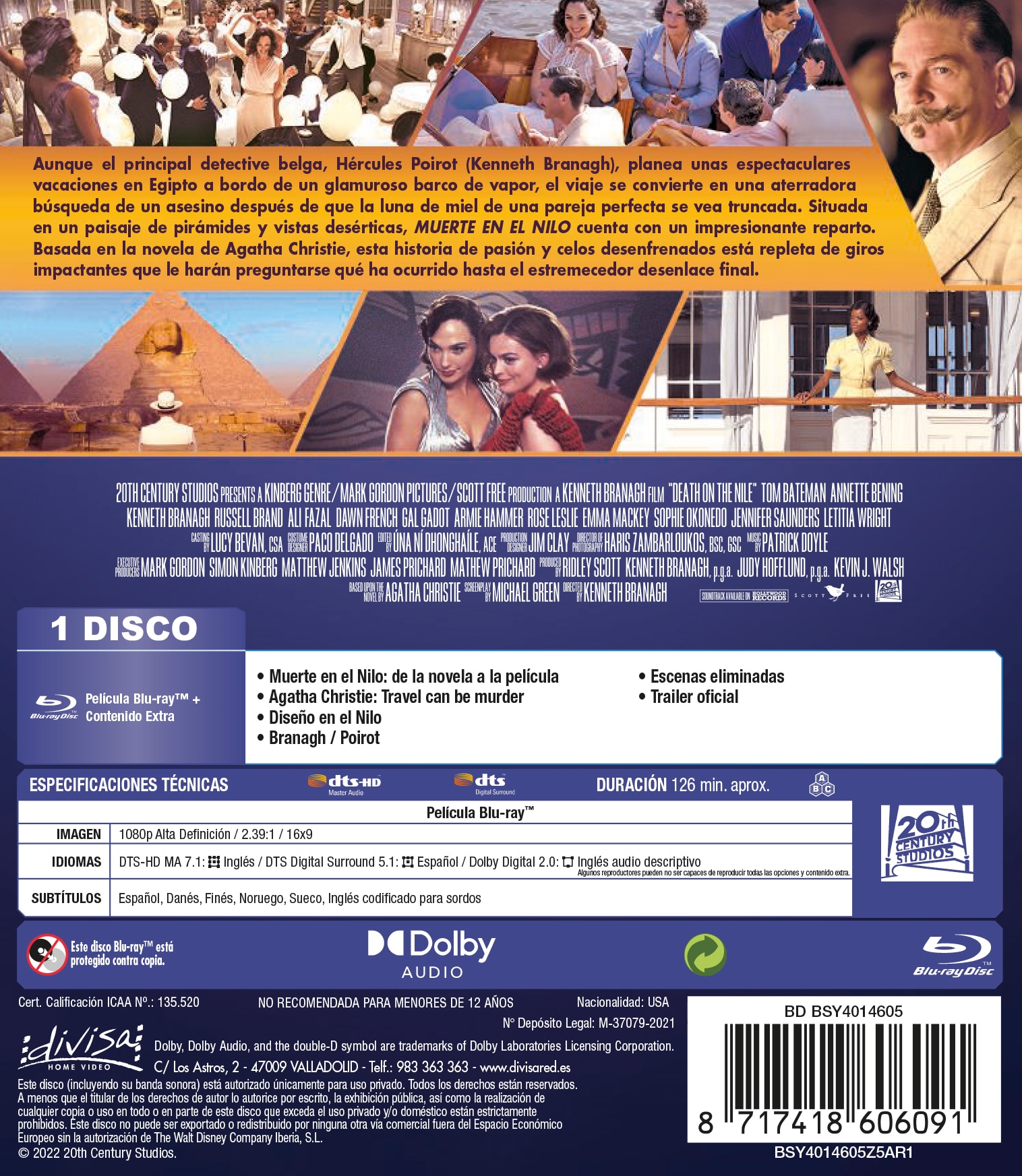 Muerte en el Nilo (Blu-Ray) 3