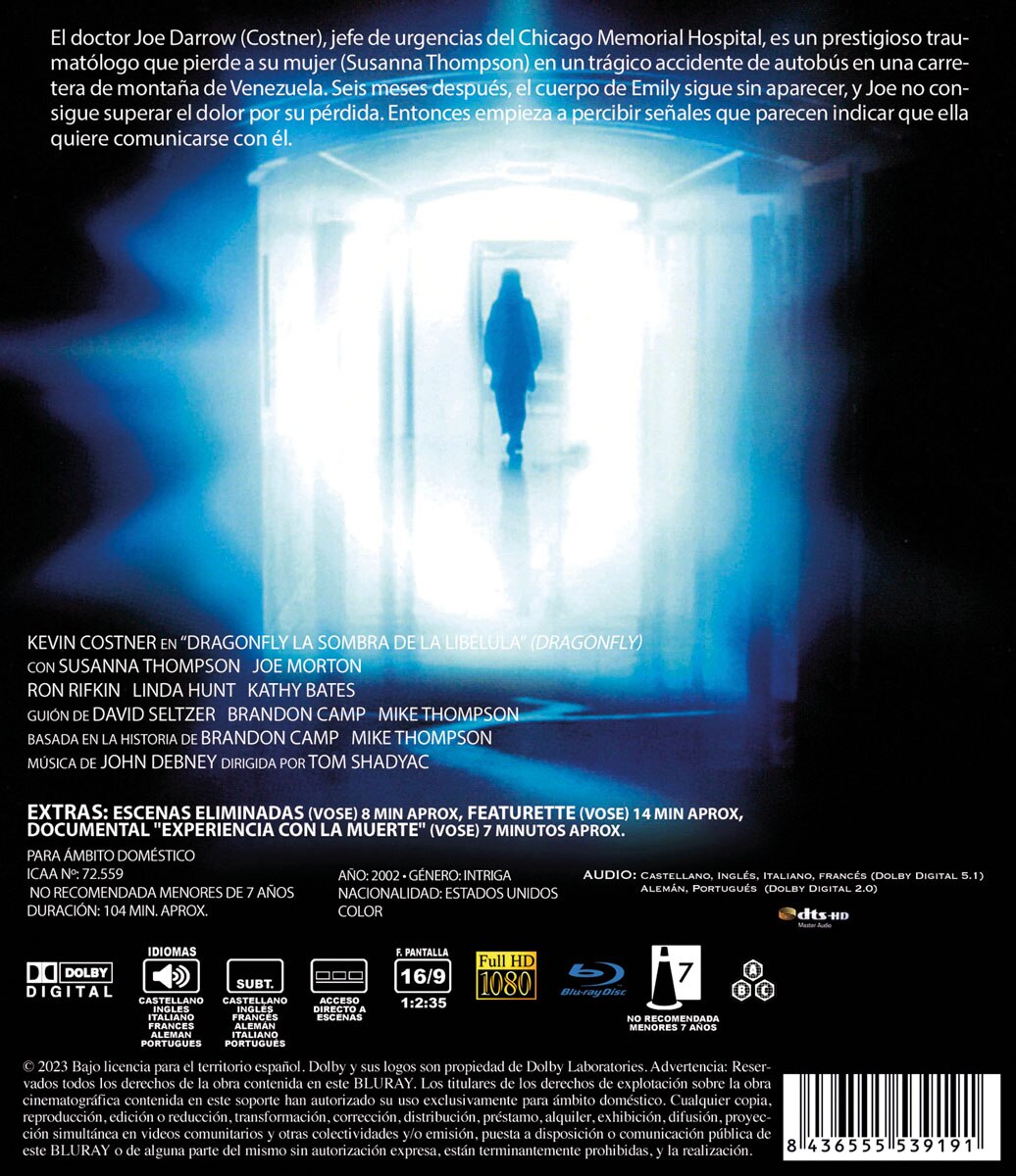 Dragonfly La sombra de la libélula (Blu-Ray) 2