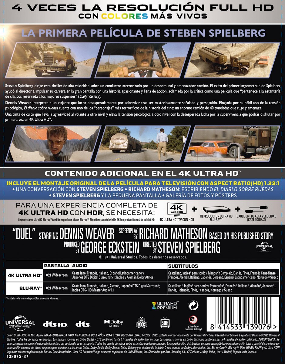 El diablo sobre ruedas (Edición Metálica) (4K Ultra HD + Blu-Ray) 3