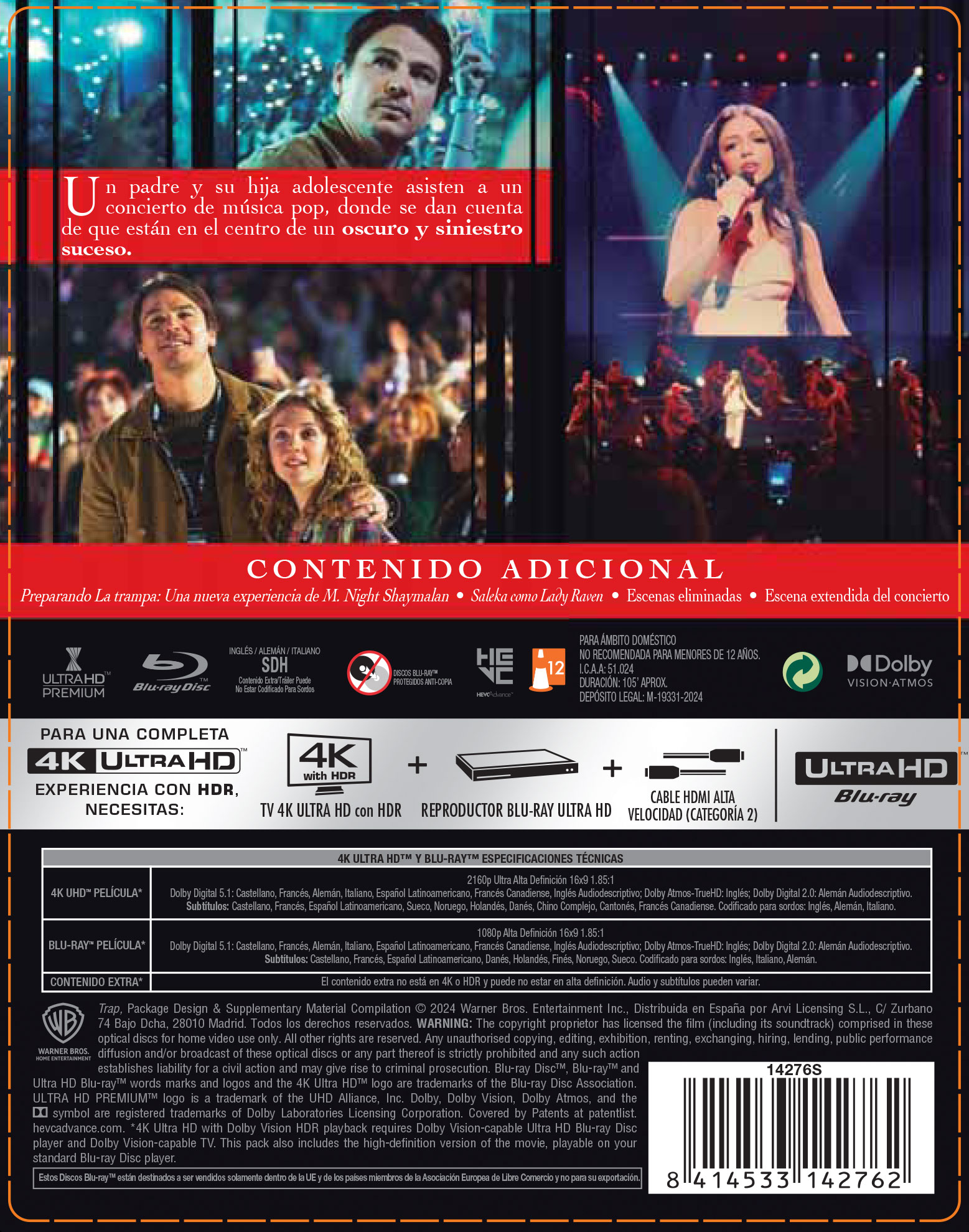 La trampa (Edición especial metálica) (4K Ultra HD + Blu-Ray) 2