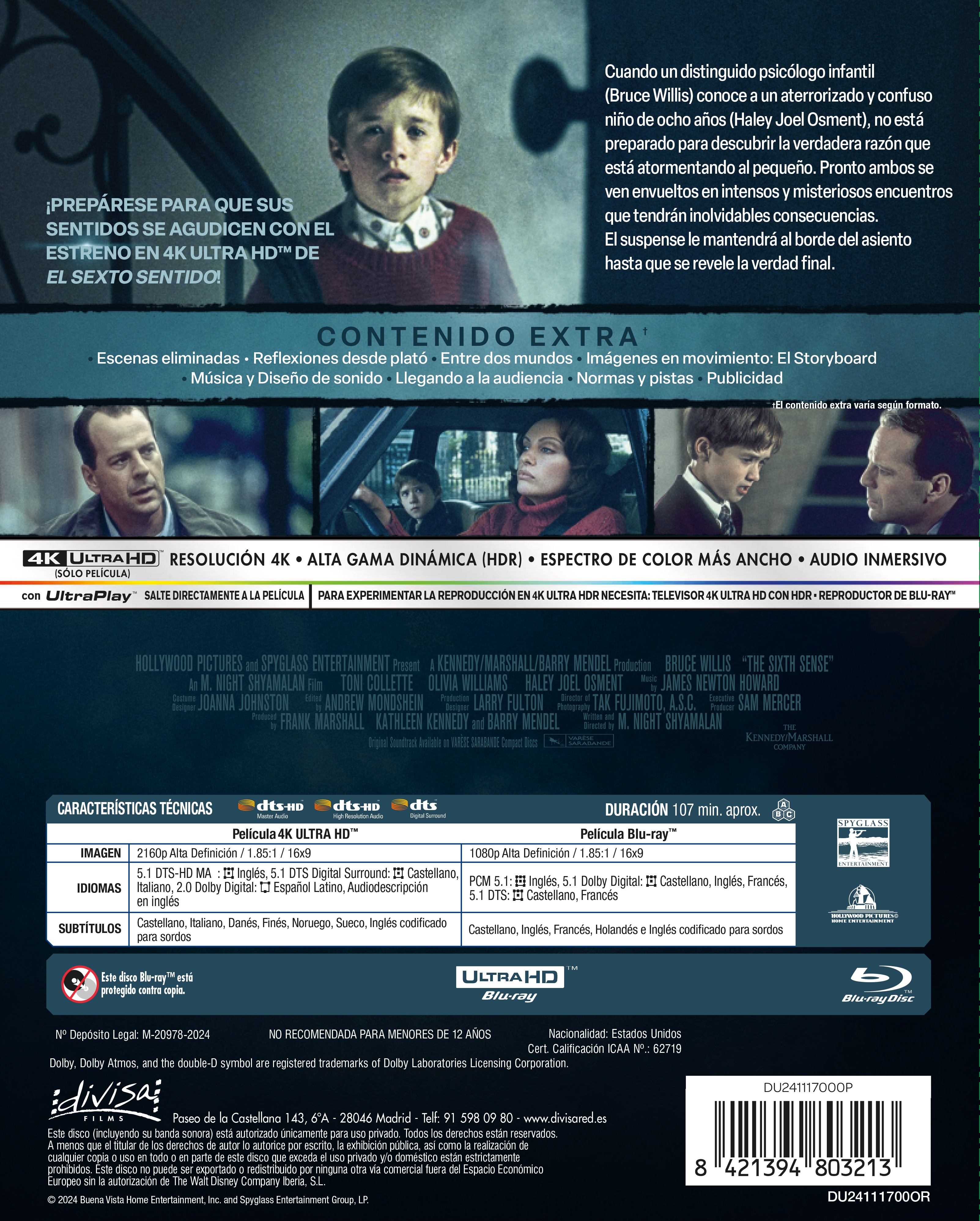 El sexto sentido (Edición Especial Funda) (4K Ultra HD + Blu-Ray) 4