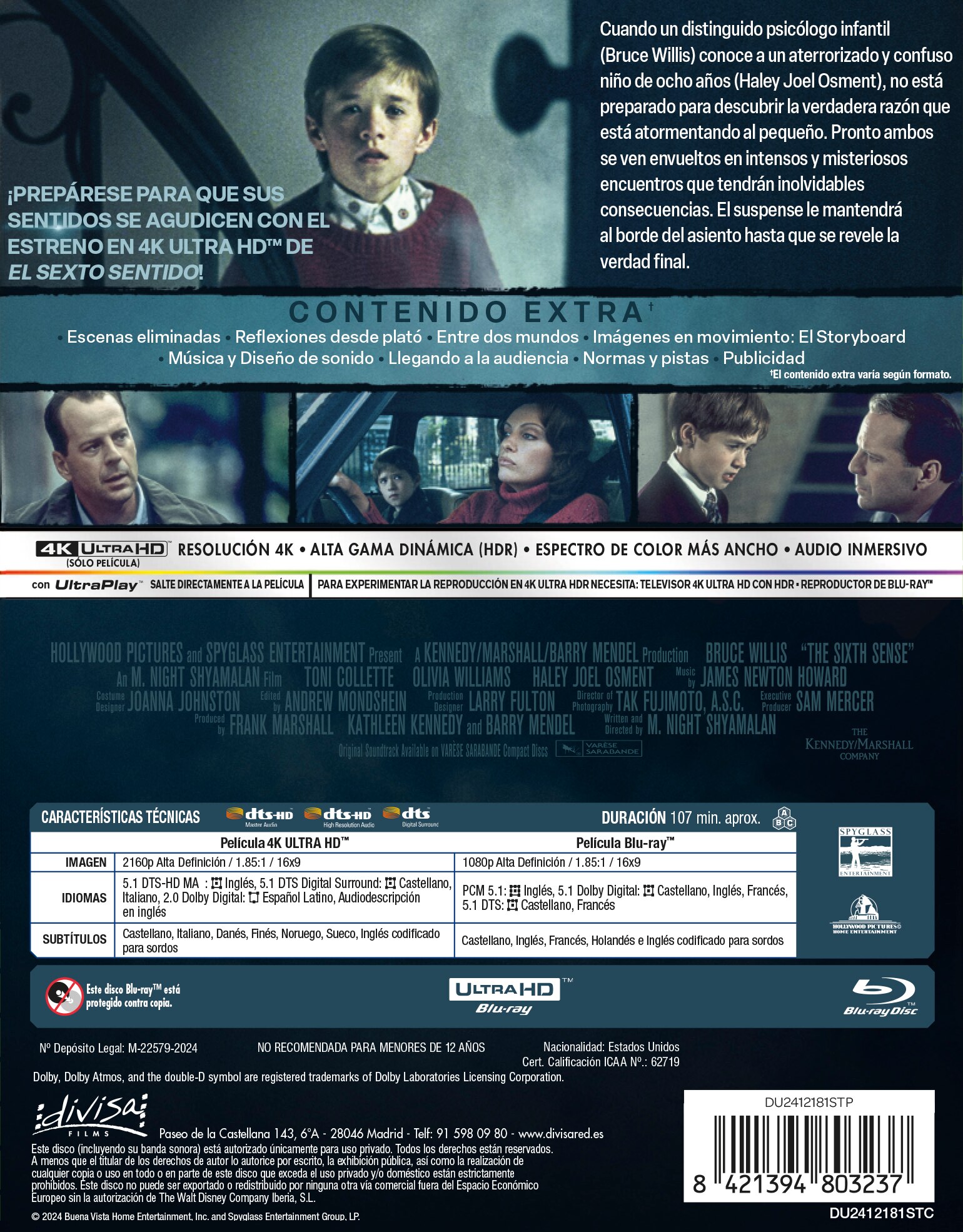 El sexto sentido (Edición Metálica) (4K Ultra HD + Blu-Ray) 3